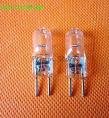 10Pcs Warm Yellow Small Bead 2-Pin Light Bulb G6.35 12V 20W 35W 50W 75W 100W