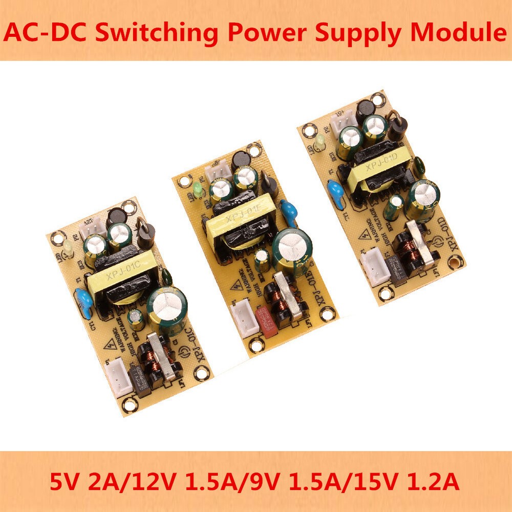 AC-DC 5/9/12/15V 2A 1.5A 1.2A Switching Power Supply Module Bare Circuit Board