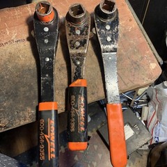 LOT OF (3) I FARGO 2 Lowell Reversible Lineman Ratchet 1 x 1-1/8 x 3/4 USA
