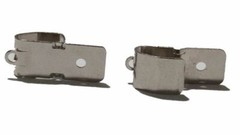 ELECTRIC CONNECTIONS 1 Cell Leaf Spring Battery Contact, Nickel Plated
