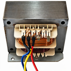 Heavy Duty Power Transformer Copper Coil 120V Input Multi-Tap Output Tested Good