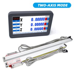 3 Axis Dro Digital Readout LCD Touch Screen Encoder+3PCS Linear Glass Scale Kit