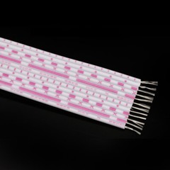 UL2468 Tinned Copper 24/26 AWG 6P~12P Flexible Flat Ribbon Cable PVC Wires
