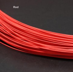 Red Flexible PTFE FEP Wire Silver Plated OFC Copper Cable HiFi Audio Speaker DIY