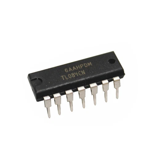Integrated circuit TL084CN DIP14 (analogue TL074CN DIP14)
