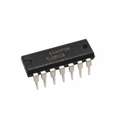 Integrated circuit TL084CN DIP14 (analogue TL074CN DIP14)
