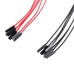 1P Dupont Male Female 20cm Jumper Wire Connectors Leads Black White Blue Green