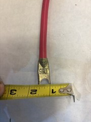 4 AWG Gauge 36″ Custom Battery Cable Red Positive Terminal Car Power Wire (WP28)
