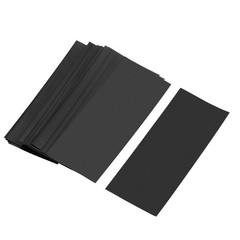 20 Pcs 29.5mm Flat Width Heat Shrink Tubing Tube Pre Cut 72mm Black