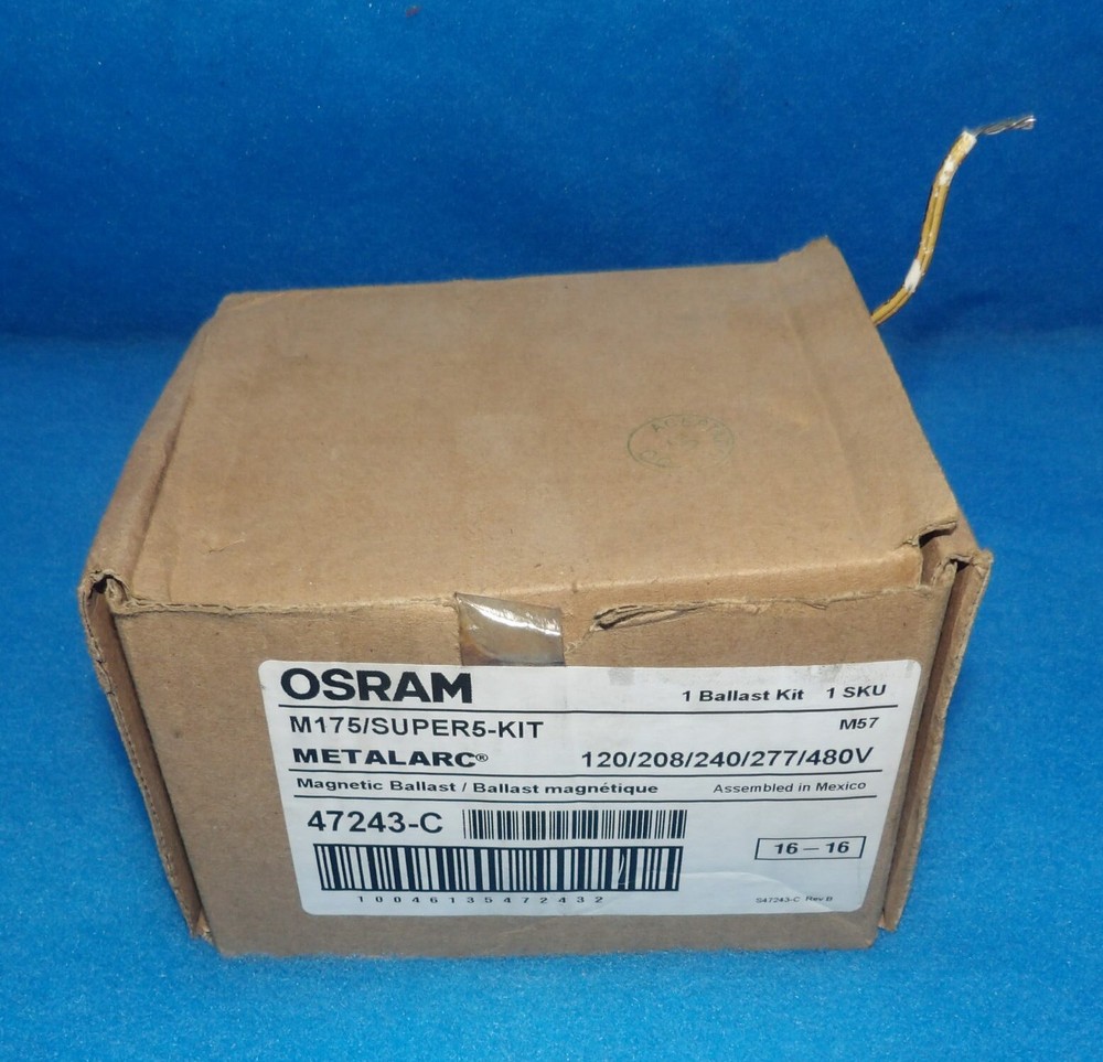 NIB Osram M175/SUPER5-KIT 47243-C Ballast Kit + 1 Year Warranty