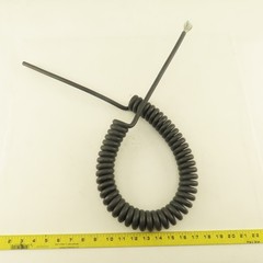 18AWG 20C 18/20 Multi Conductor Shielded Communication Coiled Cable Pigtail 46″