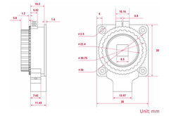 Raspberry Pi High Quality Camera Module 12.3MP IMX477 Sensor Supports C / CS
