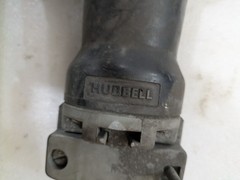 Hubbell Pin and Sleeve Plug 600V Industrial Electrical Connector Heavy Duty