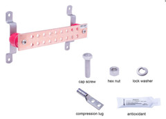 Harger GBI14212GKT 1/4″ x 2″ x 12″ G-Hole Pattern Ground Bar Kit