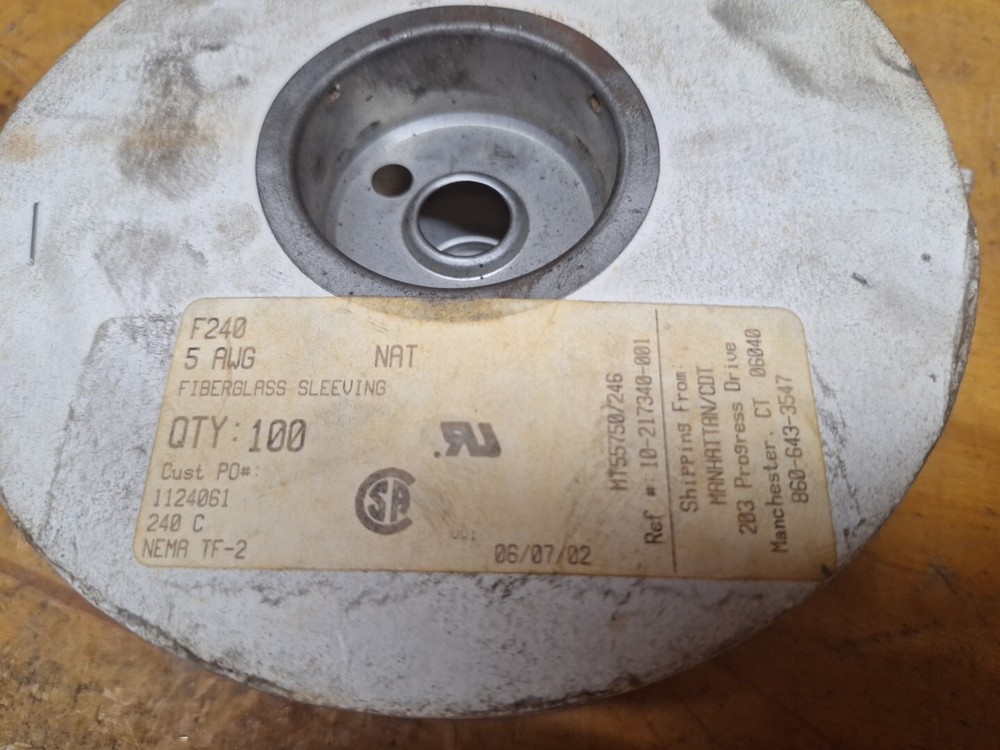 5 AWG Fiberglass Sleeving