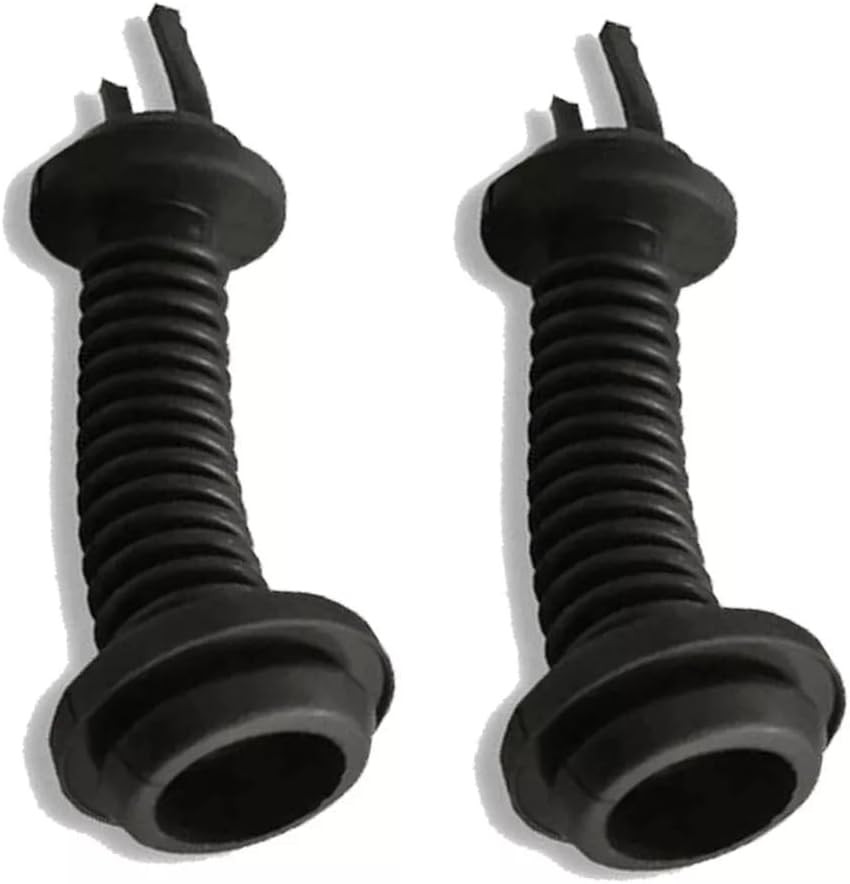 2Pcs 30Mmx30Mm Car Wire Harness Door Tube Dust-Proof Tube Black Rubber Tube
