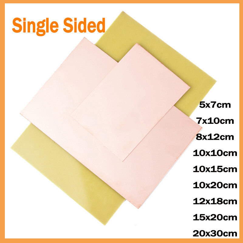 Single Sided Copper Clad PCB Circuit Board Printed Circuit Test Board Plate DIY