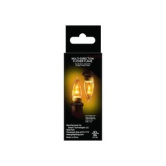 GE Lighting LED Bullet Shape Light Bulb, Flicker Flame, Candelabra Base 1 Watt