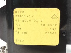 Airpax IEL11-1-61-20.0-01-V Circuit Breaker 2P 20A 250V