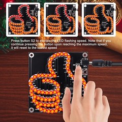 LED Light Soldering Practice Kit DIY Thumbs-Up Electronic Kits for Students
