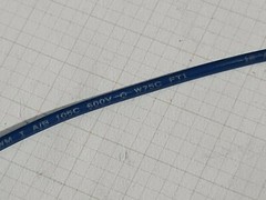 Atlas Wire #18awg Solid Tinned Copper UL-1015/1230 Hook-Up Wire Dark Blue /50ft