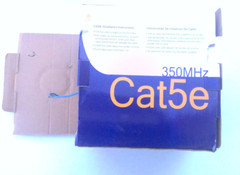 CAT5E 350MHz CMR unshielded twisted pair blue 1000 ft (DAMAGE BOX)
