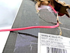 ComCables 1000ft 18AWG 4 conductor Solid FPLR ( red jacket ) Cable unshielded