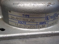 20-451369.00 F274D-6 0.38A Volts 18.0-31.2DC Bells New Old Stock (Lot of 3)