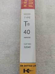KEARNEY FUSE LINK 32220 TYPE T 40 AMPERE 52040