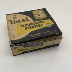 (4-Pack) Vintage Ideal FS-12 Fluorescent Light Bulb Starter 32W Made in USA