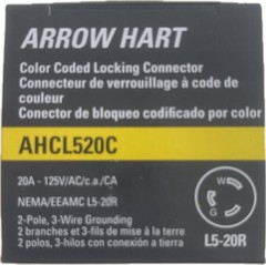 Eaton Arrow Hart AHCL520C 20A 125V NEMA L5-20R Locking Connector – New