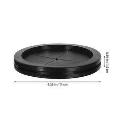 12Pcs Reusable Rubber Wire Grommets Cable Hole Cover for Desk Wall Wiring