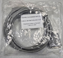 CS-DSDMDB15MF-010 – 10-Pin (DB15) Deluxe D-Sub Cable – Copper Shielded – Male /