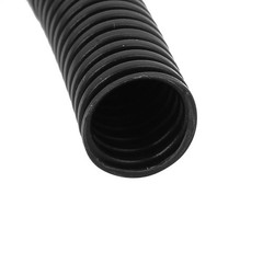 3.3 M 13 x 16 mm Nylon Flexible Corrugated Conduit Tube for Garden,Office Black