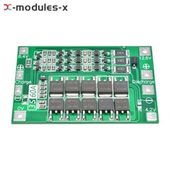 3S 60A 12.6V Li-Ion LiPo 18650 Battery Protection Board BMS Charger Balanced Top