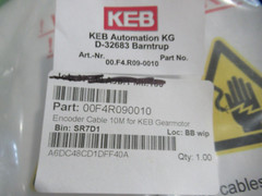 KEB 00.F4.R09-0010 ENCODER CABLE 10M for KEV Gearmotor 00FR090010