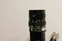 Sony CV-M531 CCD Video Camera with Cosmicar/Pentax 12mm TV Lens