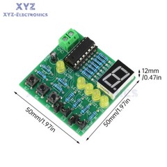 DC 5V DIY LED Decoding Display Electronic Parts DIY PCB Soldering Practice Kit
