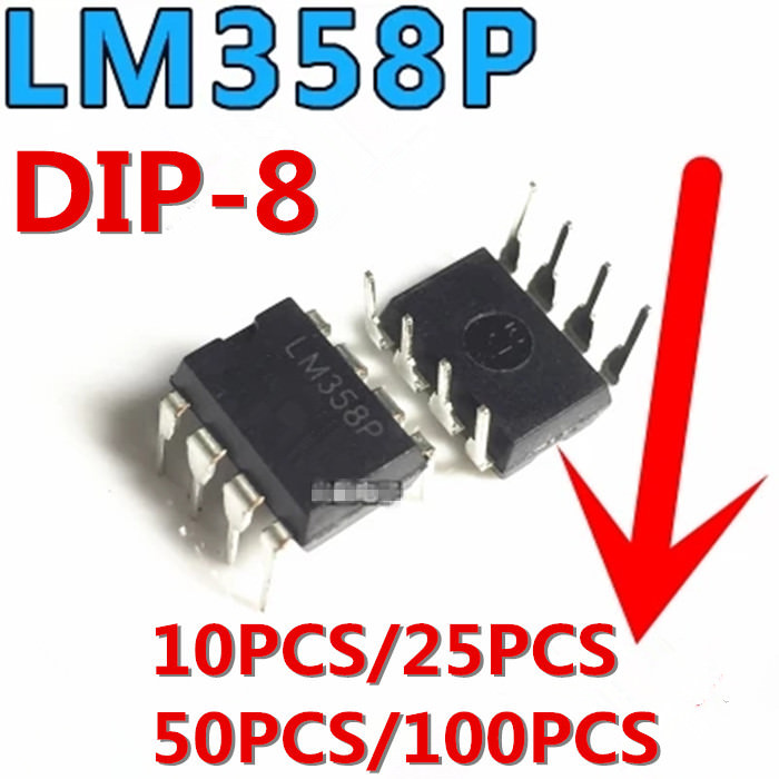 25/50/100 PCS LM358P DIP8 LM358 DIP LM358N new original IC