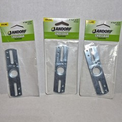JANDORF Crossbar 4” Flat 3/8 IP #60209 LOT of 3