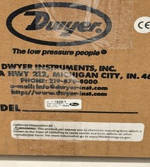 NEW IN ORIGINAL BOX Dwyer 1638-1 T51AH Differential Pressure Air Filter Switch