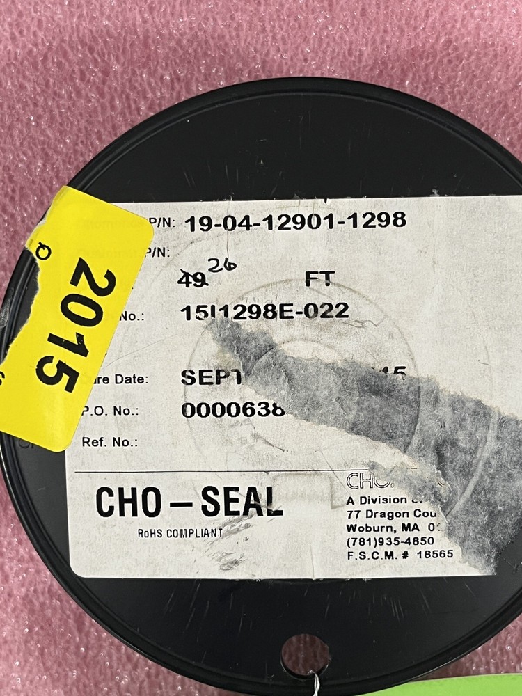19-04-12903-1298 SOLID O SHAPE CONDUCTIVE ELASTOMER EX GASKET (1 FOOT)