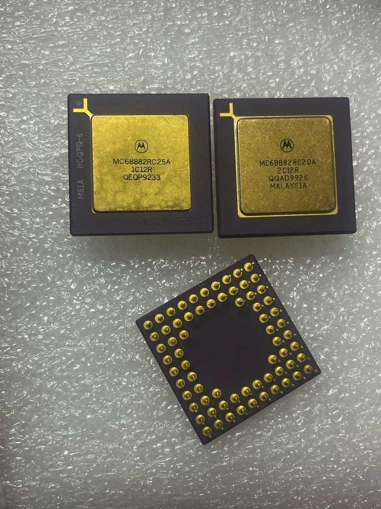 Motorola 68882 MC68882RC25A or MC68882RC20A Vintage FPU Math Processor x 1pc