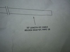ITT Connector Belkin Cable 50″ Ca3106E14Sa7S + 9418 4/C Awg 18