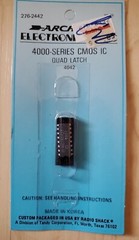 NOS ARCHER 276-2442 4000 SERIES CMOS IC QUAD LATCH 4042