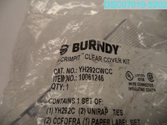 BURNDY YH292CWCC Cu H-Tap 250-#2 W/Clear Cover 781810436431