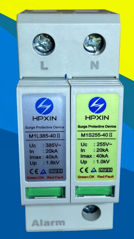 1PCS NEW FIT FOR M1L385-40 II single-phase lightning arrester 1P+N 385V 20-40KA
