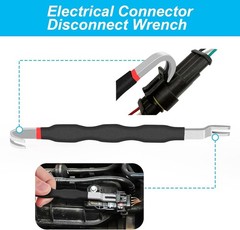 Electrical Disconnect Pliers, 7.48″x0.39″ Automotive Electr Color: Black 1 Pcs