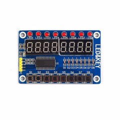 8-Bit Digital LED Tube 8-Bit Digital TM1638 Module Key Display For AVR Arduino