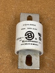 New Bussmann FWH-600A 600 Amp Semiconductor Fuse 500 Volts – New Open Box